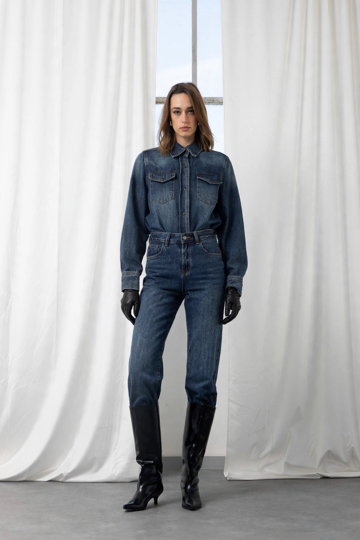 AN AIM STRAIGHT DENIM J0048