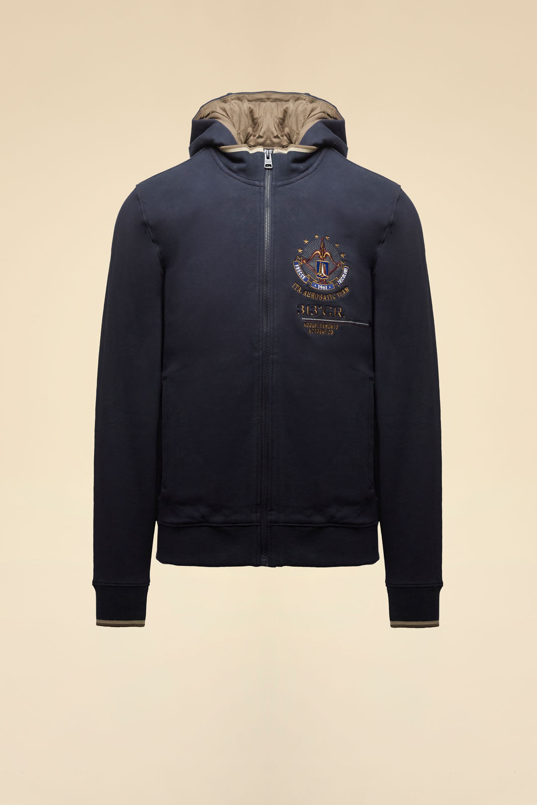 AERONAUTICA MILITARE FELPA 313° Gruppo in cotone garzato UOMO 262FE2131UF00662