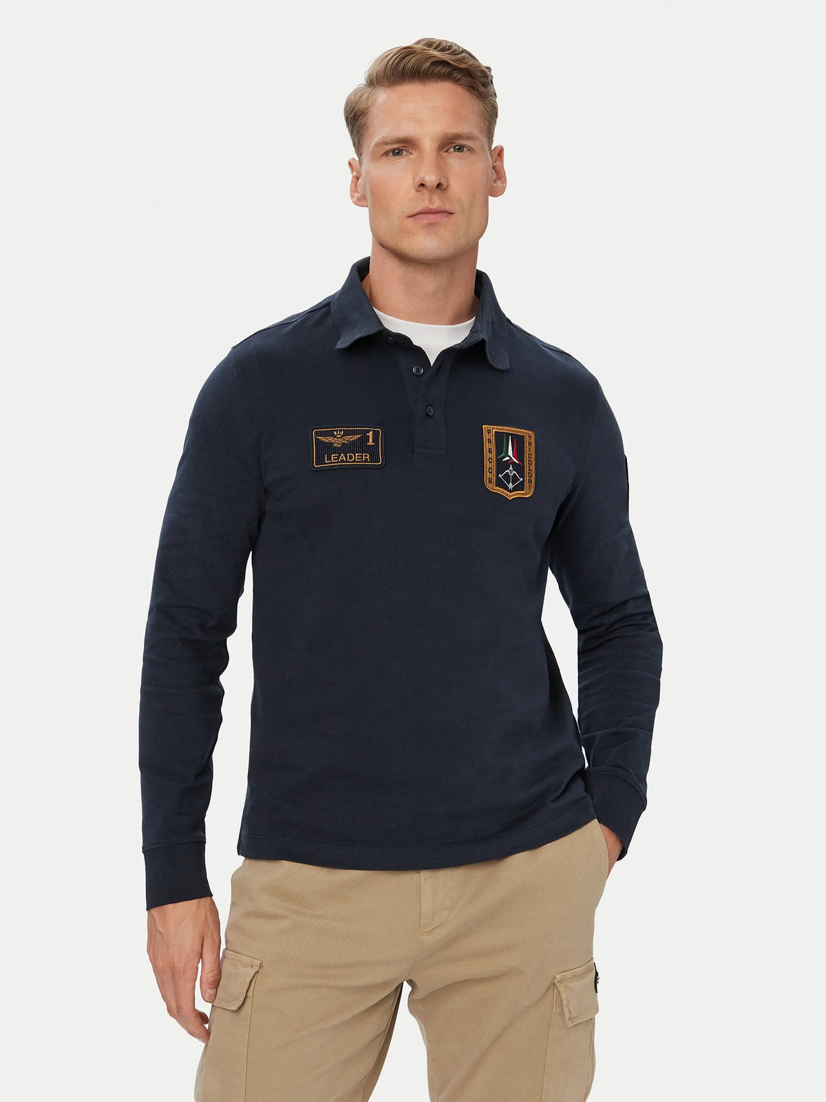 AERONAUTICA MILITARE POLO MANICA LUNGA 262PO1941UJ00703