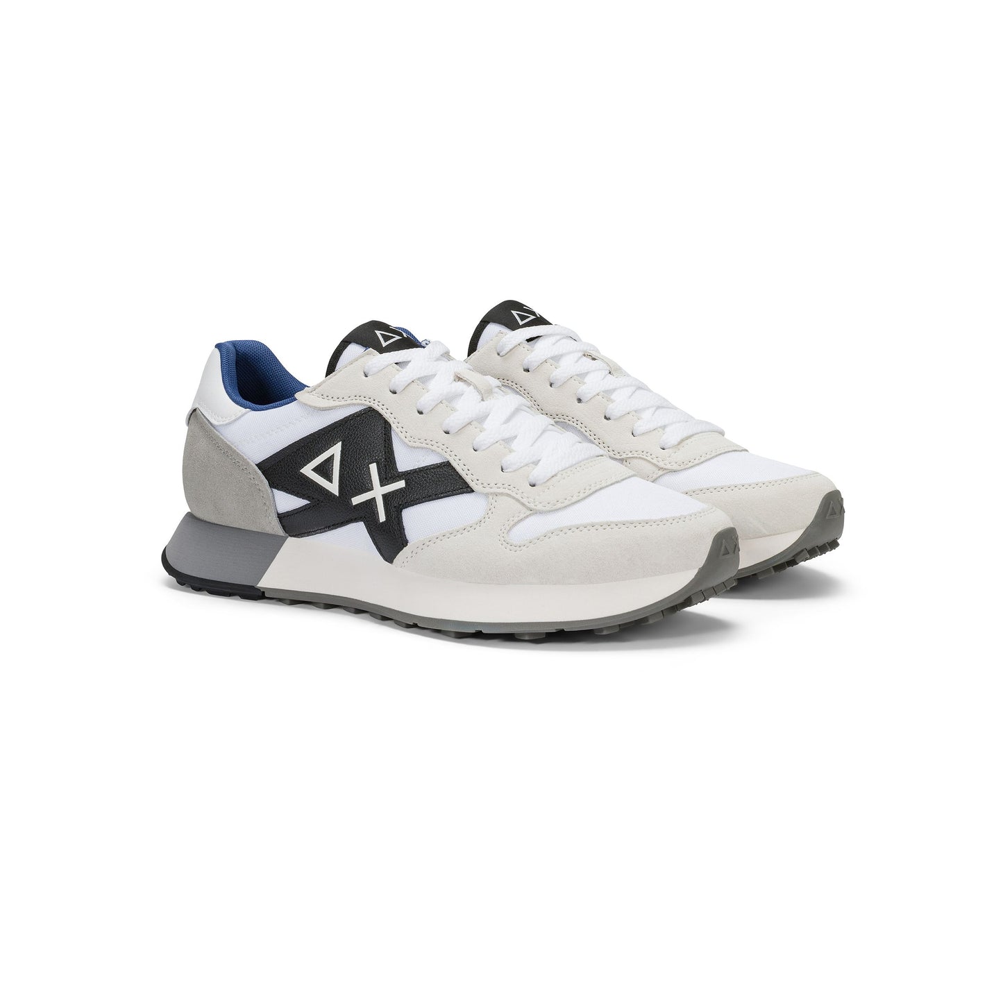 SUN 68 SCARPE Sneaker Jaki 2.0 Solid in nylon e suede Z46121