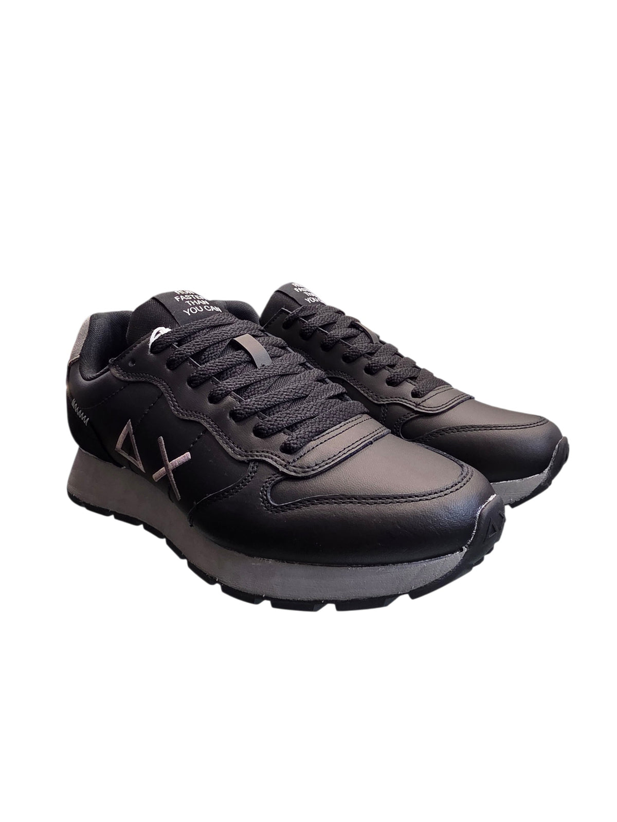 SUN 68 SCARPE Sneaker Tom Classic in pelle nero Z46103