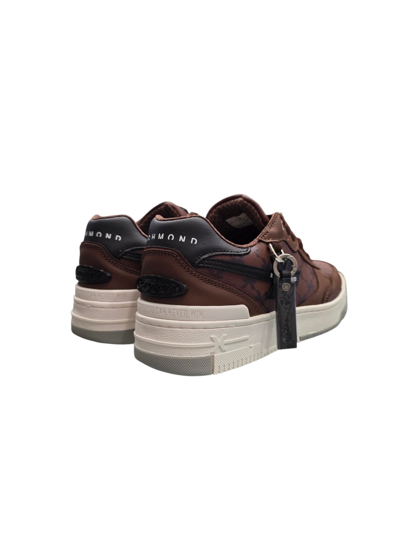 RICHMOND SCARPE SNEAKERS UOMO IN PELLE 32415 C MARRONE