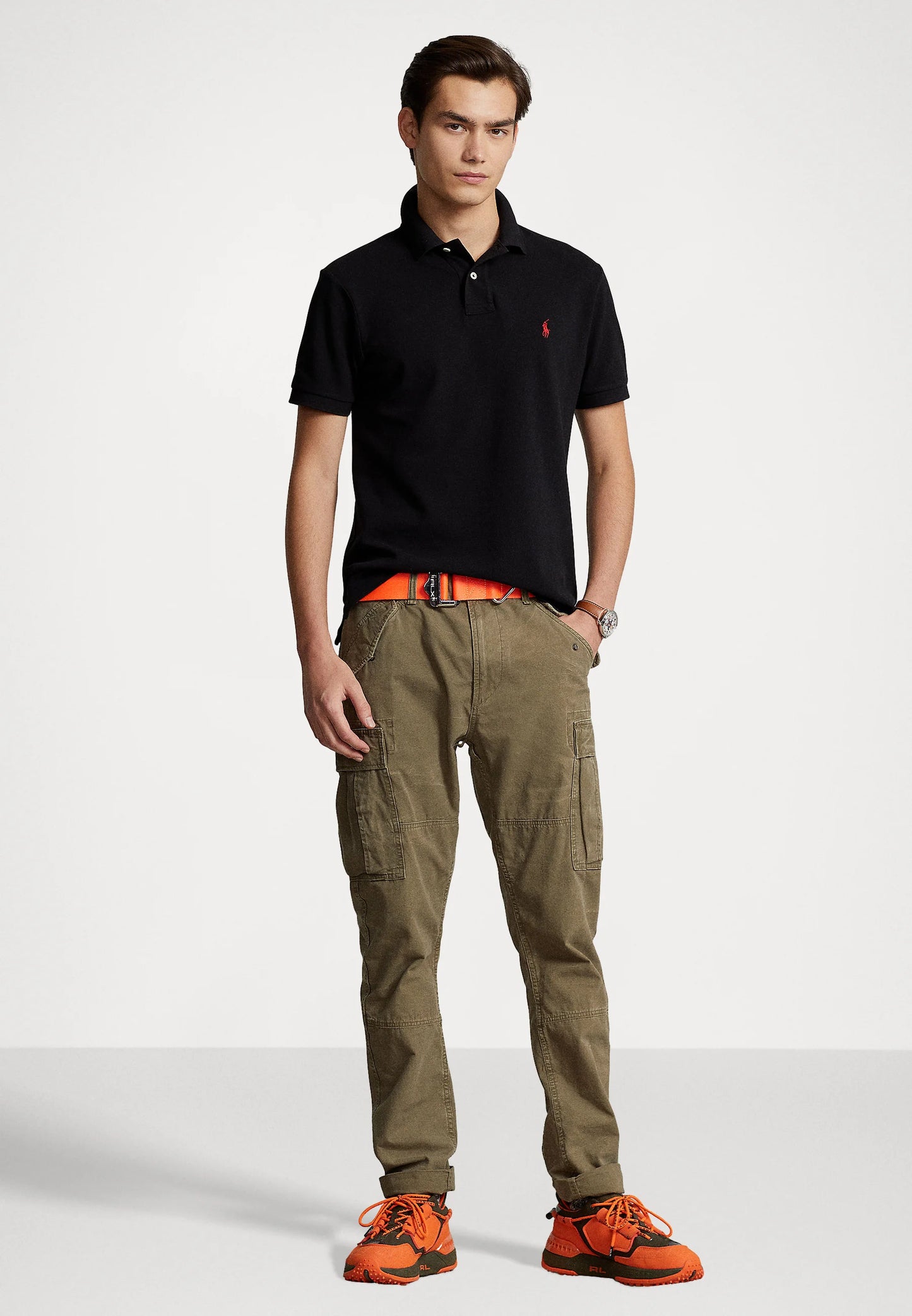 RALPH LAUREN POLO IN PIQUE' SLIM-FIT