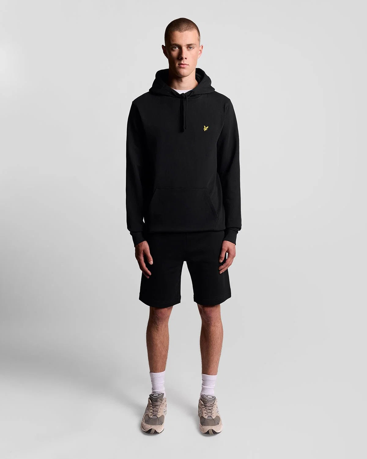 LYLE & SCOTT FELPA CON CAPPUCCIO IN COTONE LOOPBACK ML416VOG