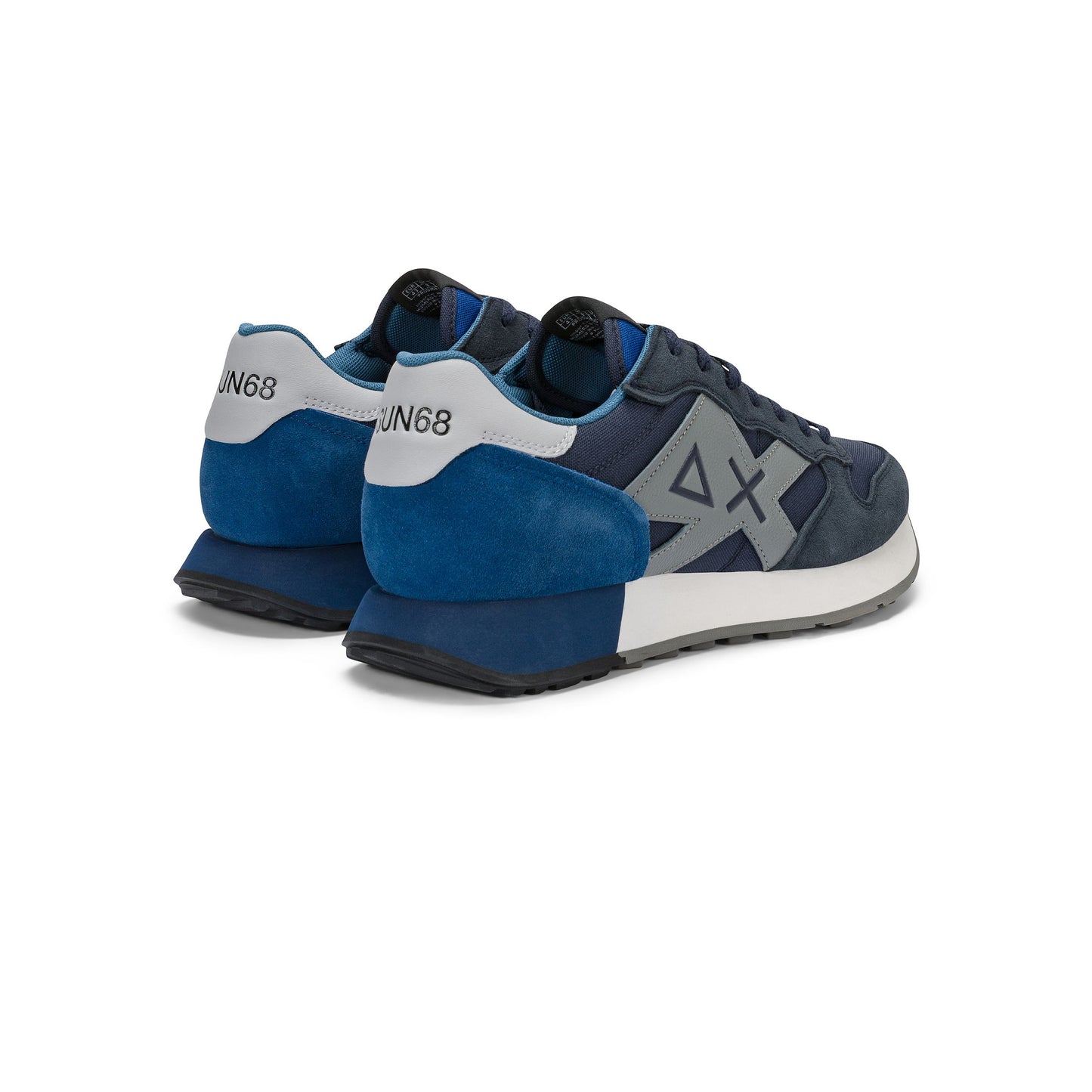 SUN 68 SCARPE Sneaker Jaki 2.0 Solid in nylon e suede Z46121