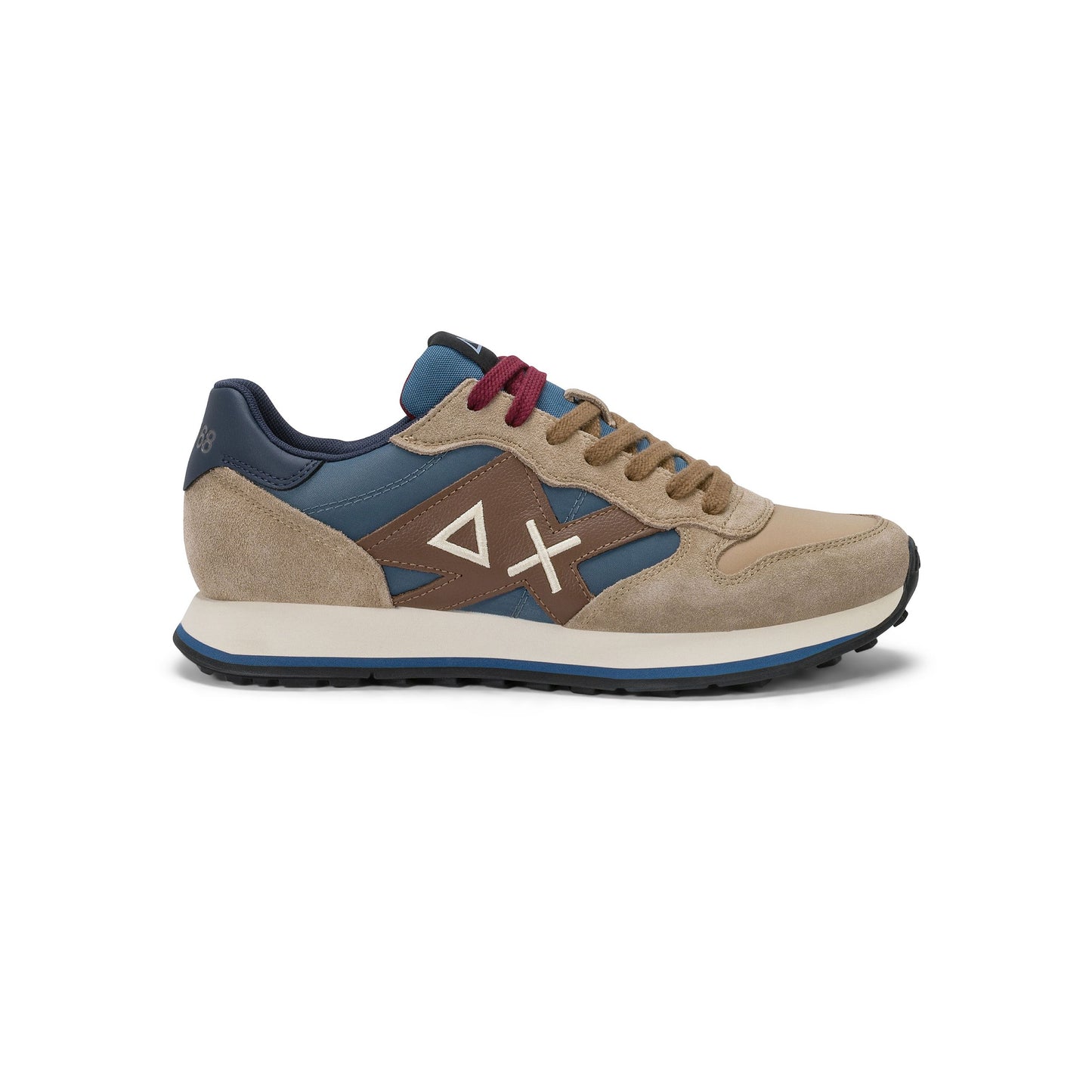 SUN 68 SCARPE Sneaker Jaki 2.0 Solid in nylon e suede Z46121