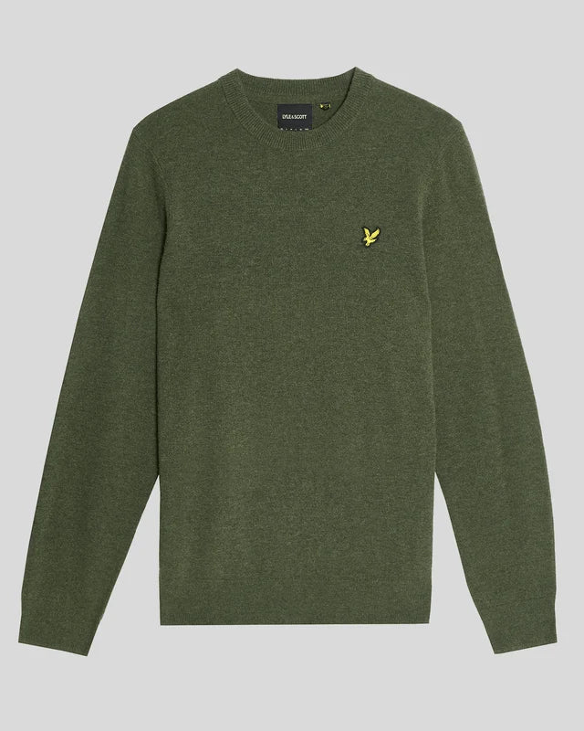 LYLE & SCOTT MAGLIONE GIROCOLLO LANA D'AGNELLO KN2110AVC X937