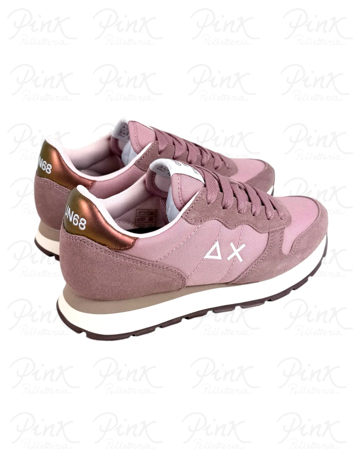 SUN 68 SCARPE Sneaker Ally Silver Solid Z46201