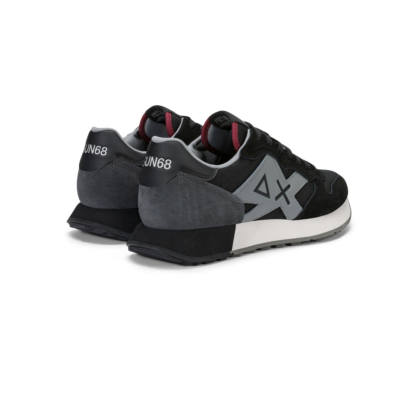 SUN 68 SCARPE Sneaker Jaki 2.0 Solid in nylon e suede Z46121