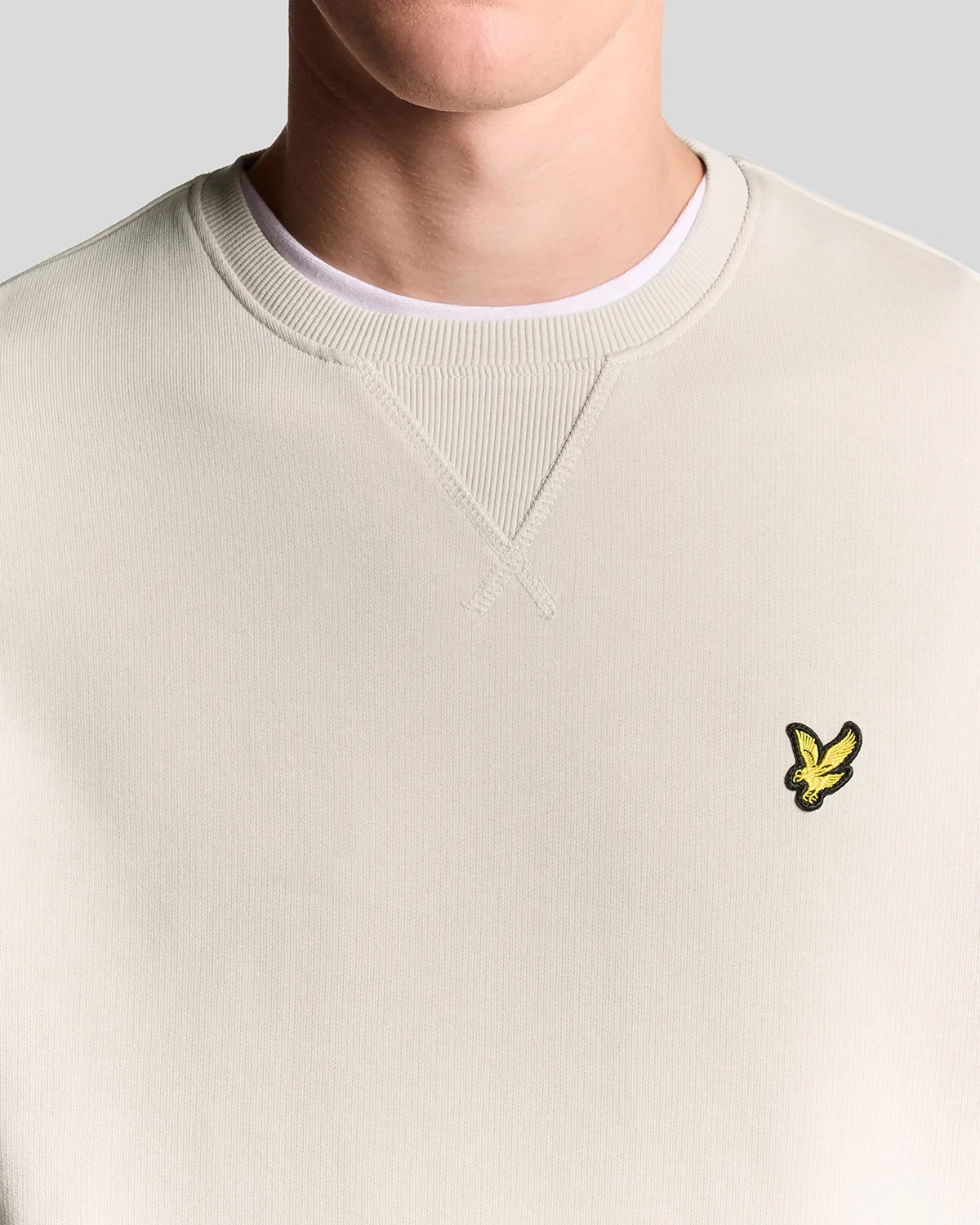 LYLE & SCOTT FELPA GIROCOLLO IN COTONE ML424VOG