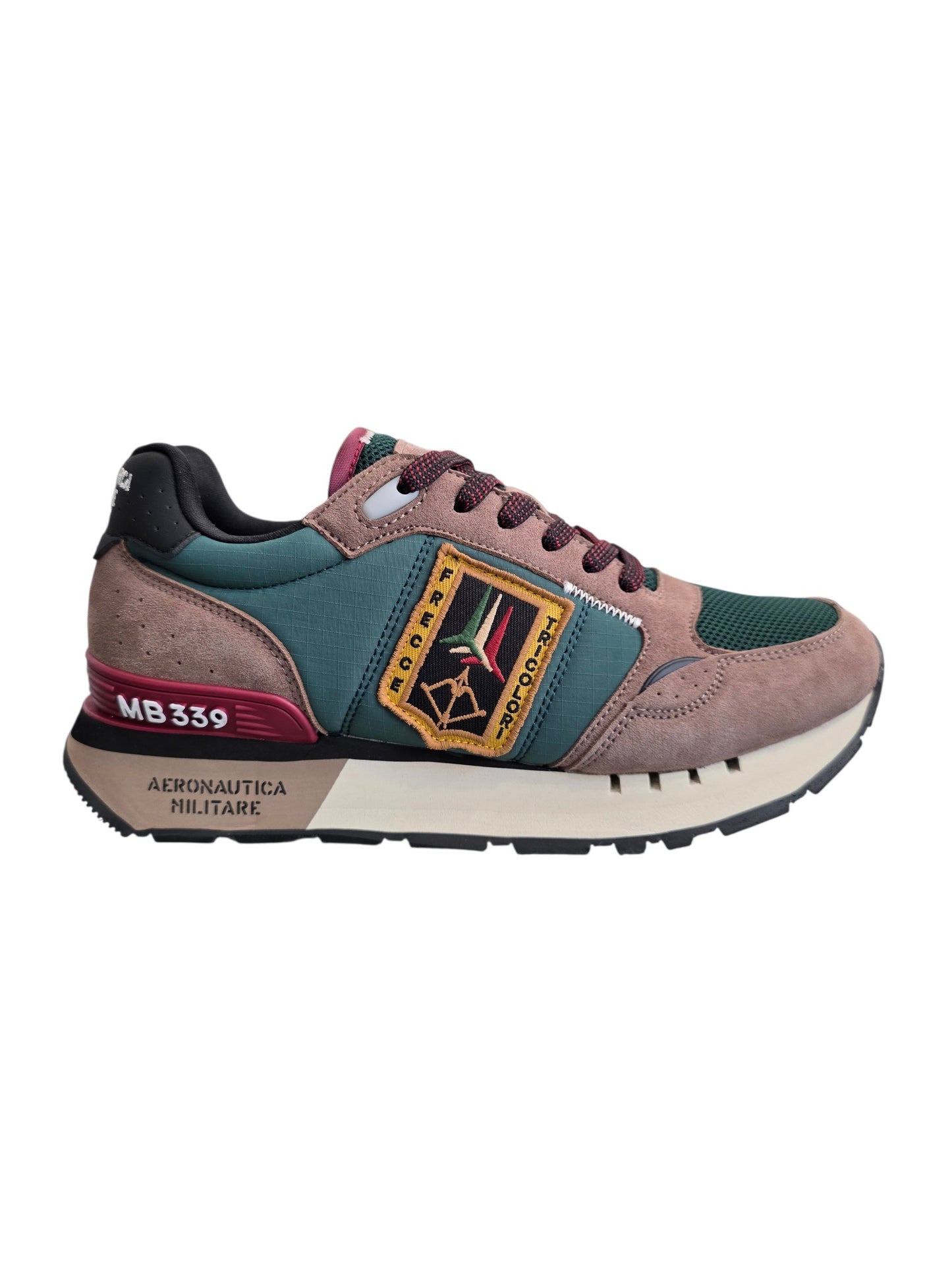 SCARPE UOMO AERONAUTICA MILITARE SNEAKERS FRECCE TRICOLORI 262SC0292UCT04394