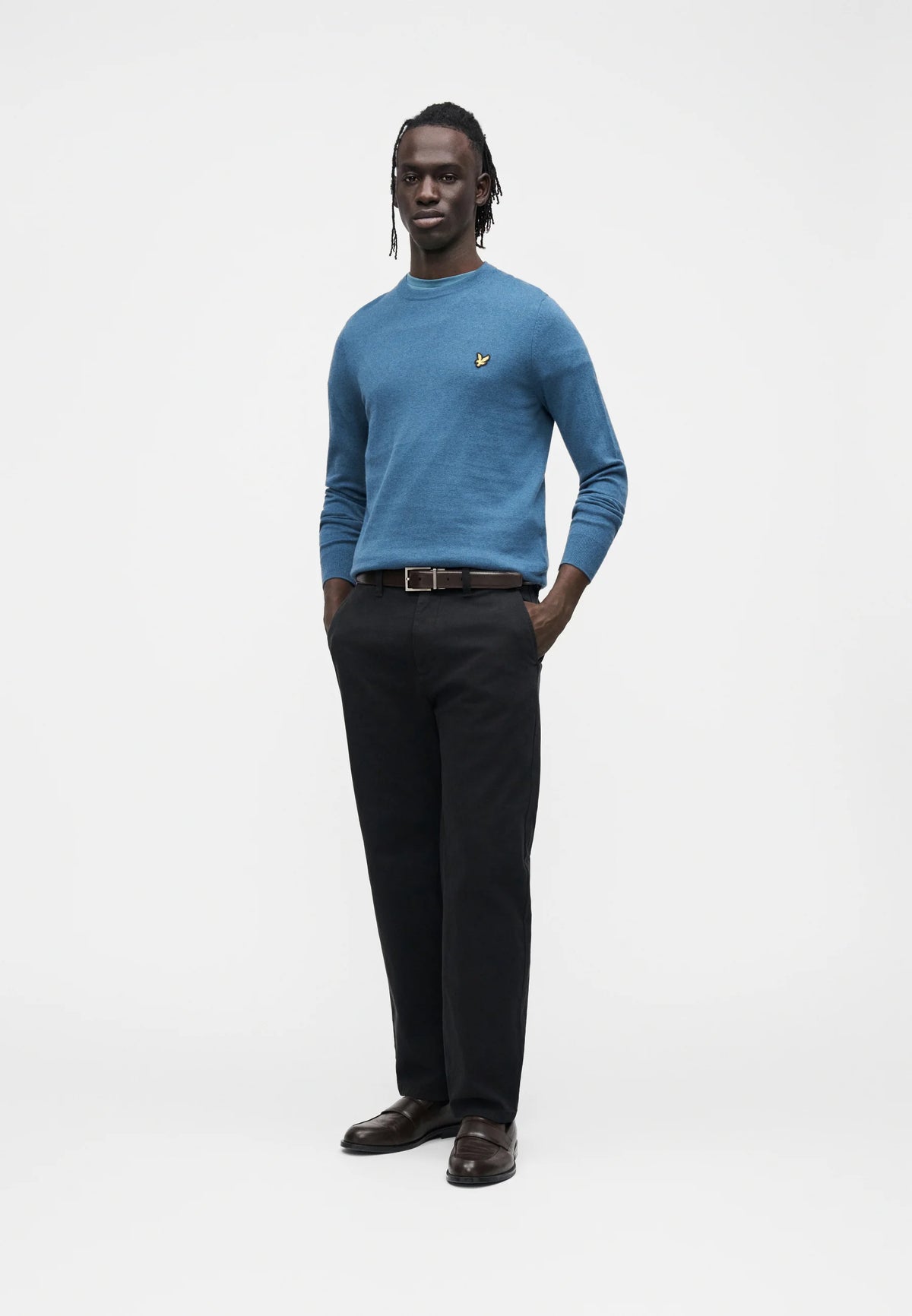 LYLE & SCOTT MAGLIONE GIROCOLLO LANA MERINO KN2110VC 602