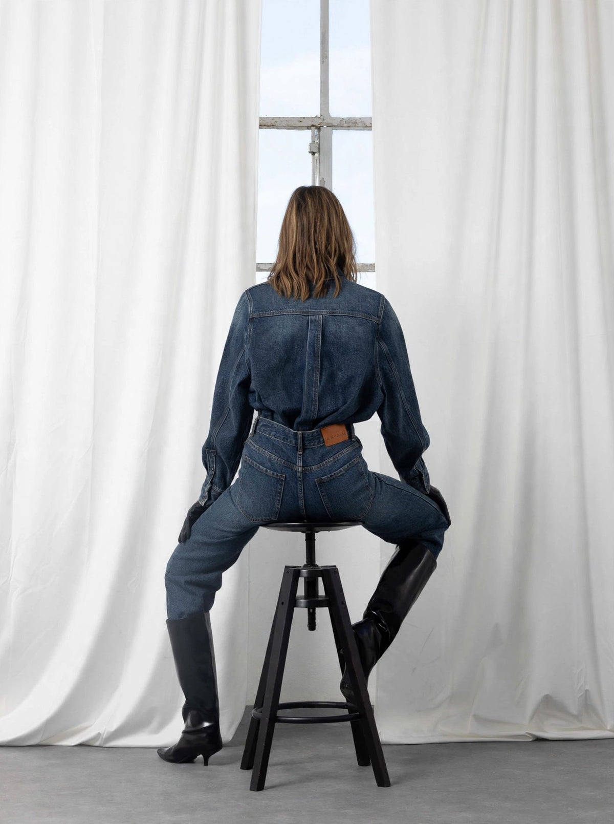 AN AIM STRAIGHT DENIM J0048