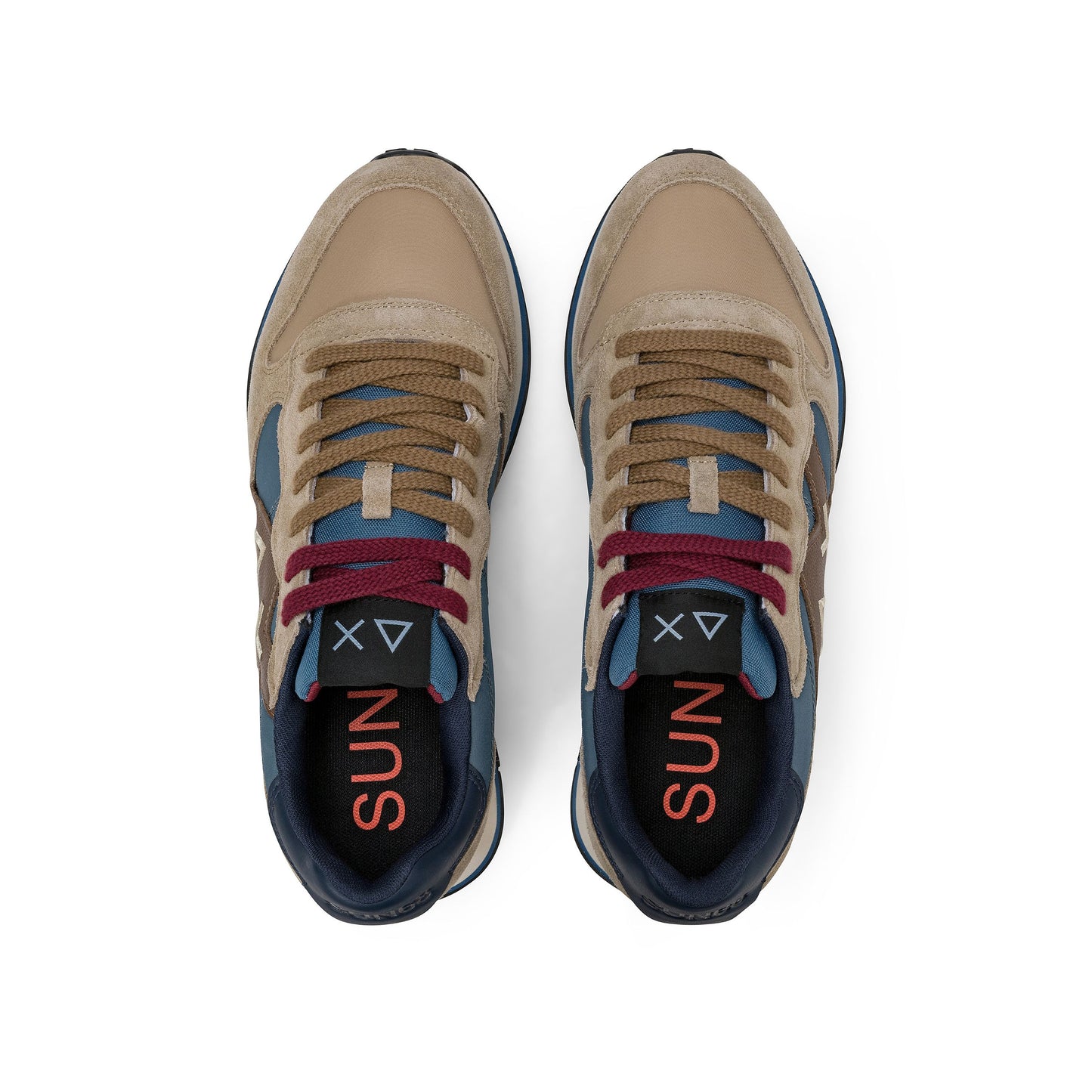 SUN 68 SCARPE Sneaker Jaki 2.0 Solid in nylon e suede Z46121