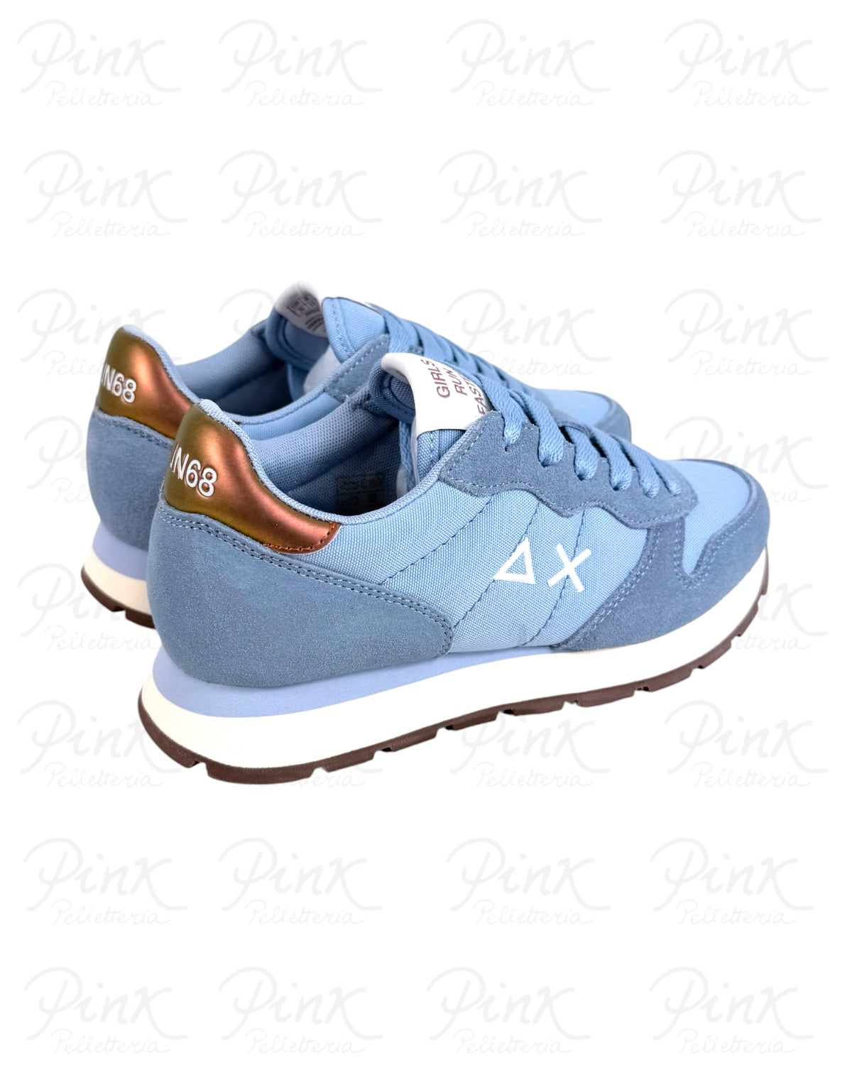 SUN 68 SCARPE Sneaker Ally Silver Solid Z46201
