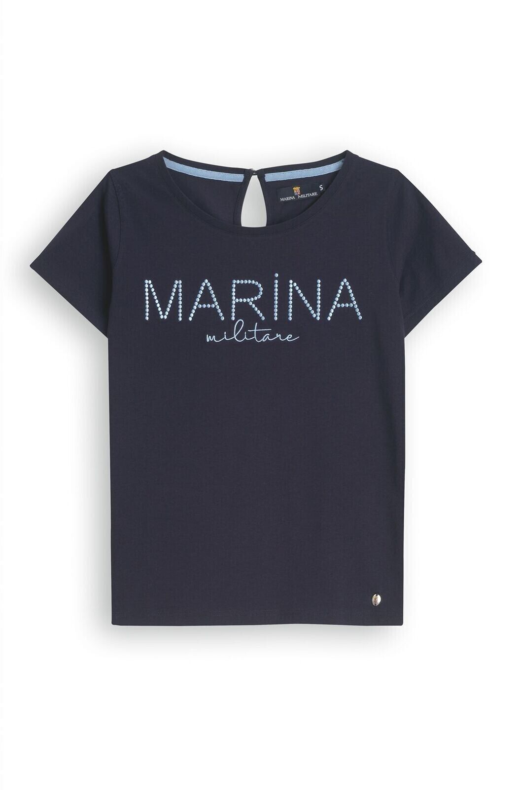 T-SHIRT MARINA MILITARE DECORAZIONE FRONTALE