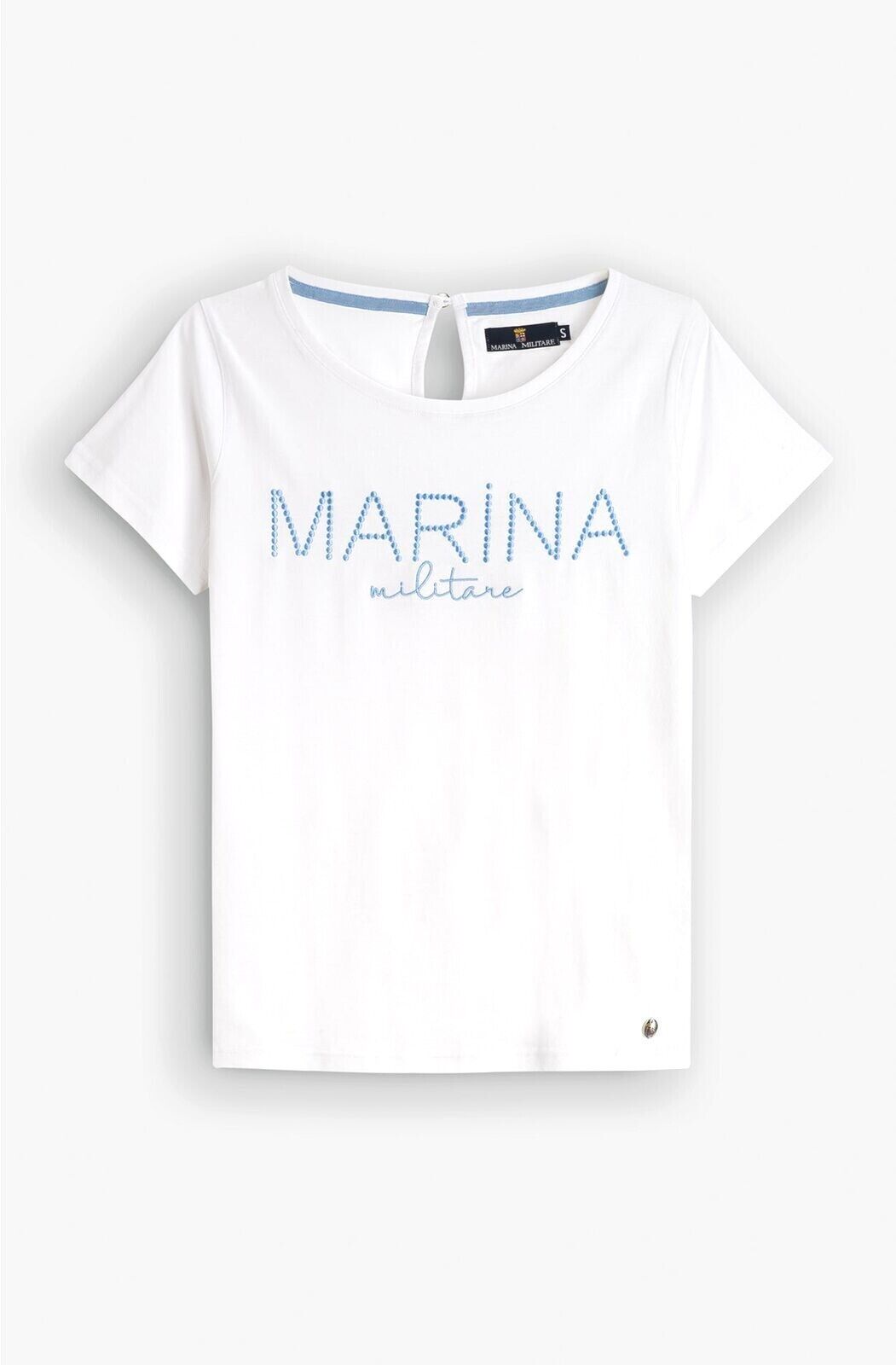 T-SHIRT MARINA MILITARE DECORAZIONE FRONTALE