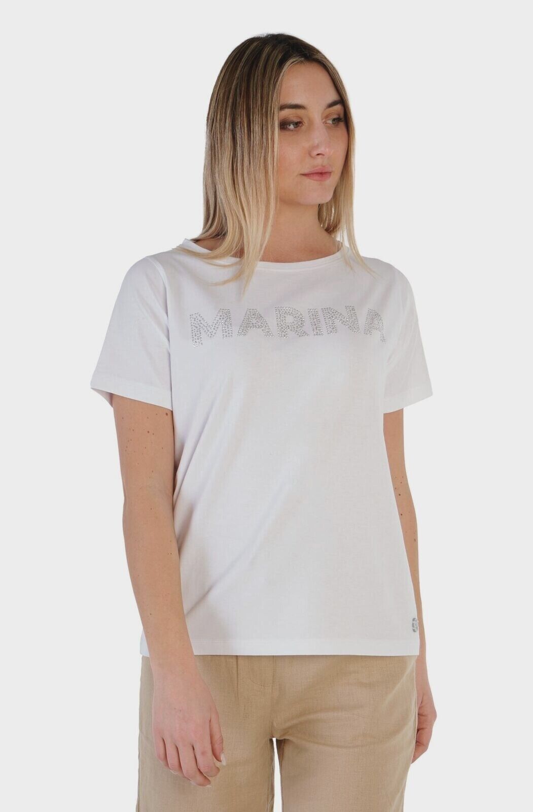 T-SHIRT MARINA MILITARE MEZZA MANICA IN COTONE