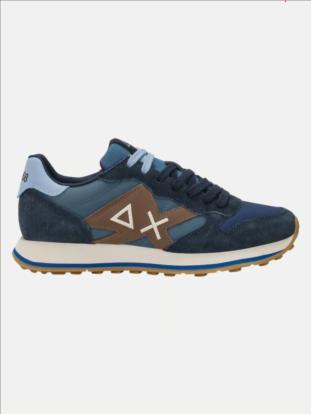 SUN 68 SCARPE Sneaker Jaki 2.0 Solid in nylon e suede Z46121