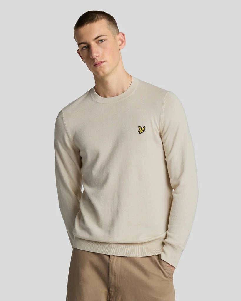 LYLE & SCOTT MAGLIONE GIROCOLLO LANA MERINO KN2110VC W870