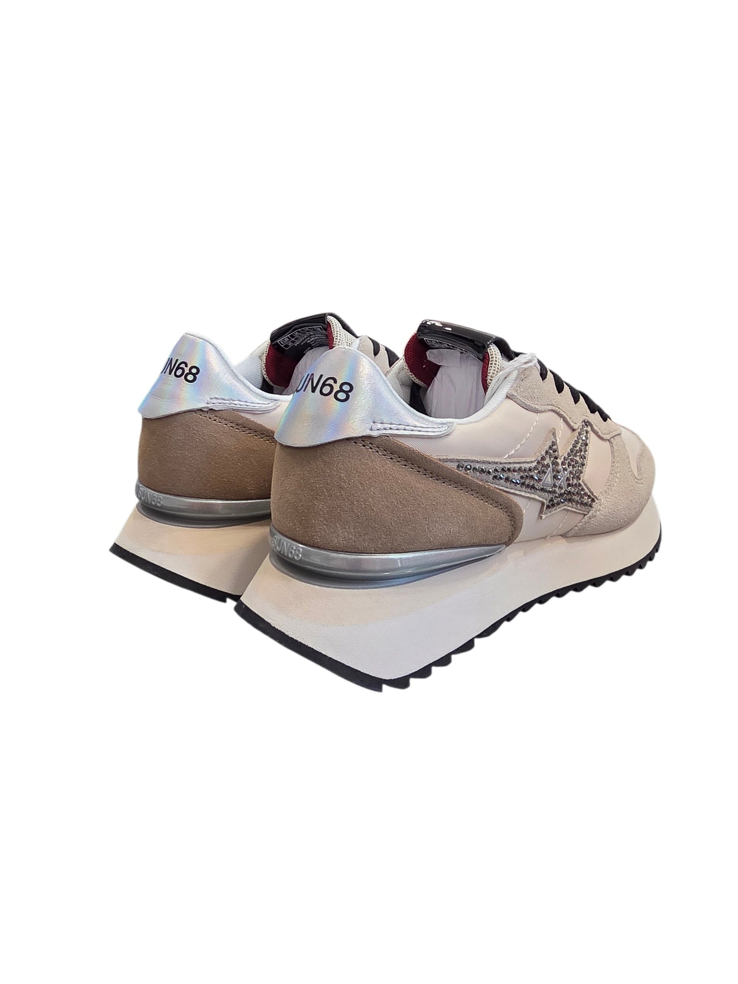 SUN 68 SCARPE Sneaker Stargirl Strass Logo Z46223