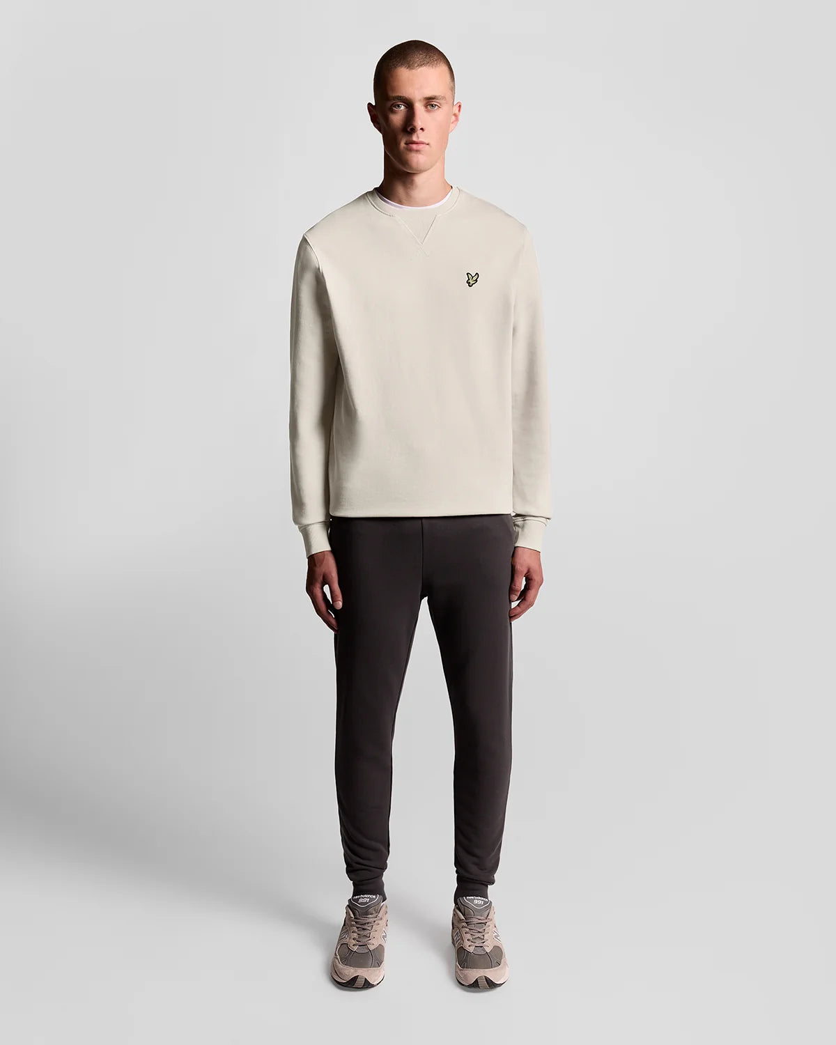LYLE & SCOTT FELPA GIROCOLLO IN COTONE ML424VOG