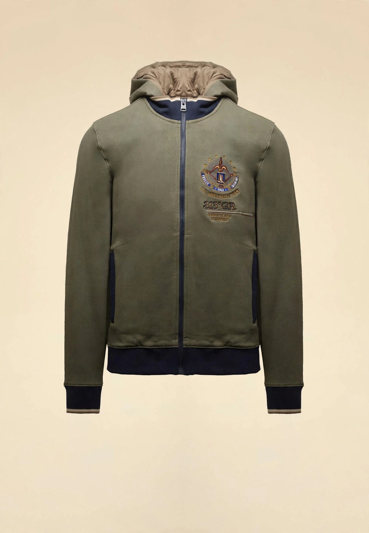 AERONAUTICA MILITARE FELPA 313° Gruppo in cotone garzato UOMO 262FE2131UF00662