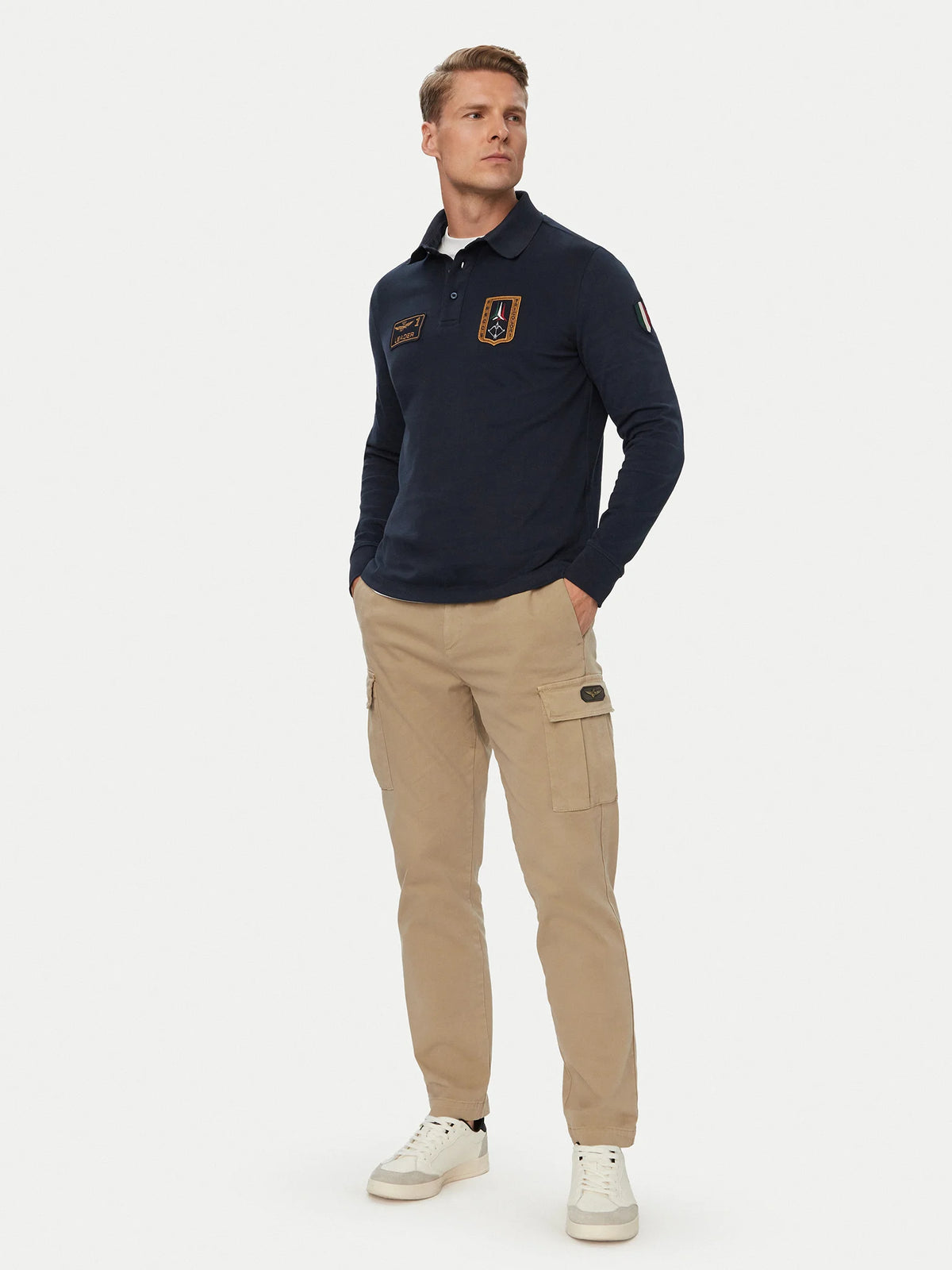 AERONAUTICA MILITARE POLO MANICA LUNGA 262PO1941UJ00703
