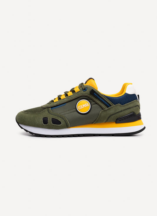 Scarpe Colmar Uomo Sneakers Travis Sport Colors Verde 017
